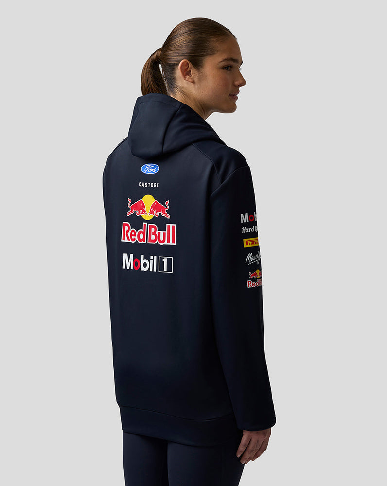 Oracle Red Bull Racing Unisex Teamline Hoodie met Rits - Night Sky / Surf The Web