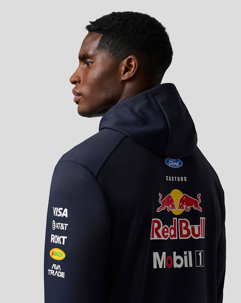 Oracle Red Bull Racing Unisex Teamline Hoodie met Rits - Night Sky / Surf The Web