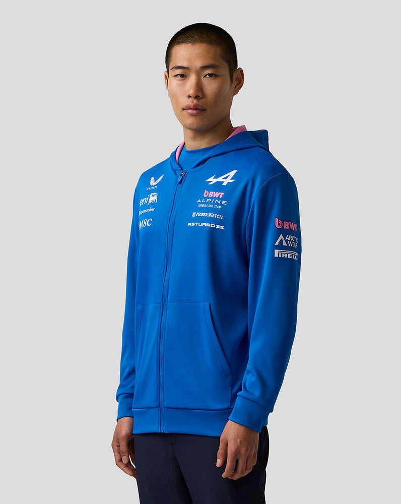 Officieel Unisex BWT Alpine Formula One Team Hoodie met Rits