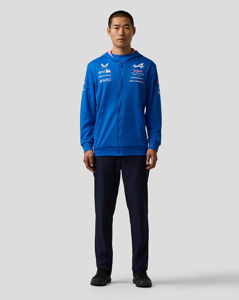 Officieel Unisex BWT Alpine Formula One Team Hoodie met Rits