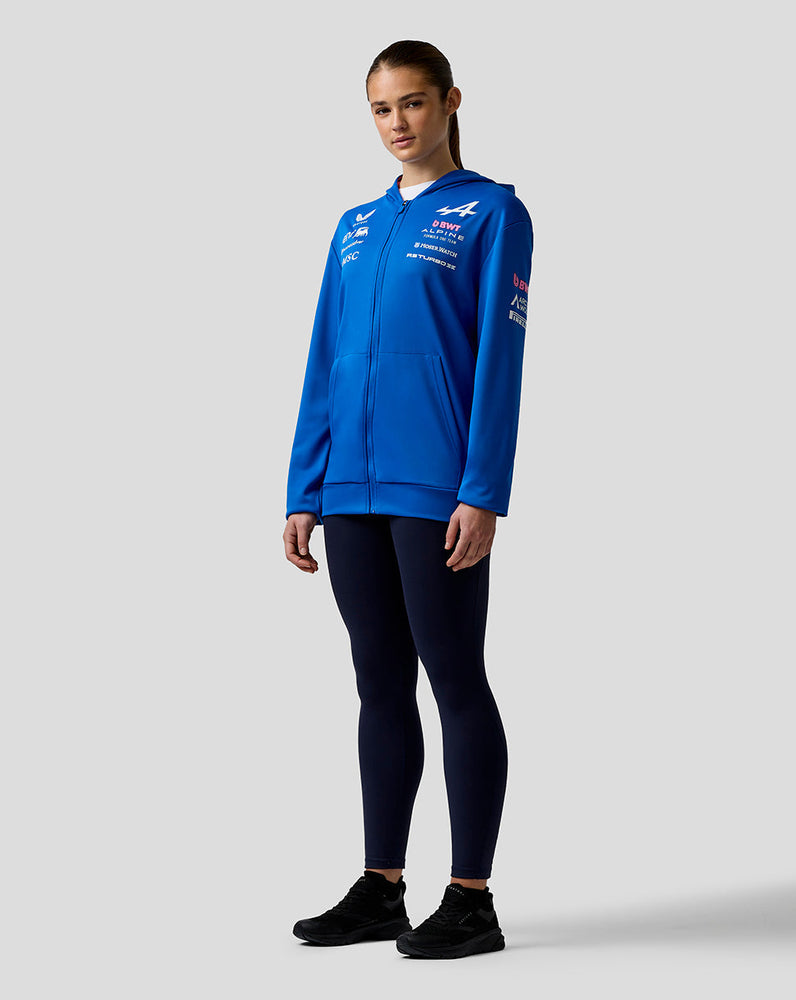 Officieel Unisex BWT Alpine Formula One Team Hoodie met Rits