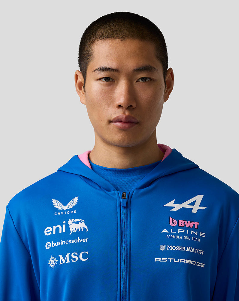 Officieel Unisex BWT Alpine Formula One Team Hoodie met Rits