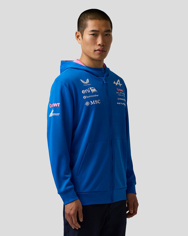 Officieel Unisex BWT Alpine Formula One Team Hoodie met Rits