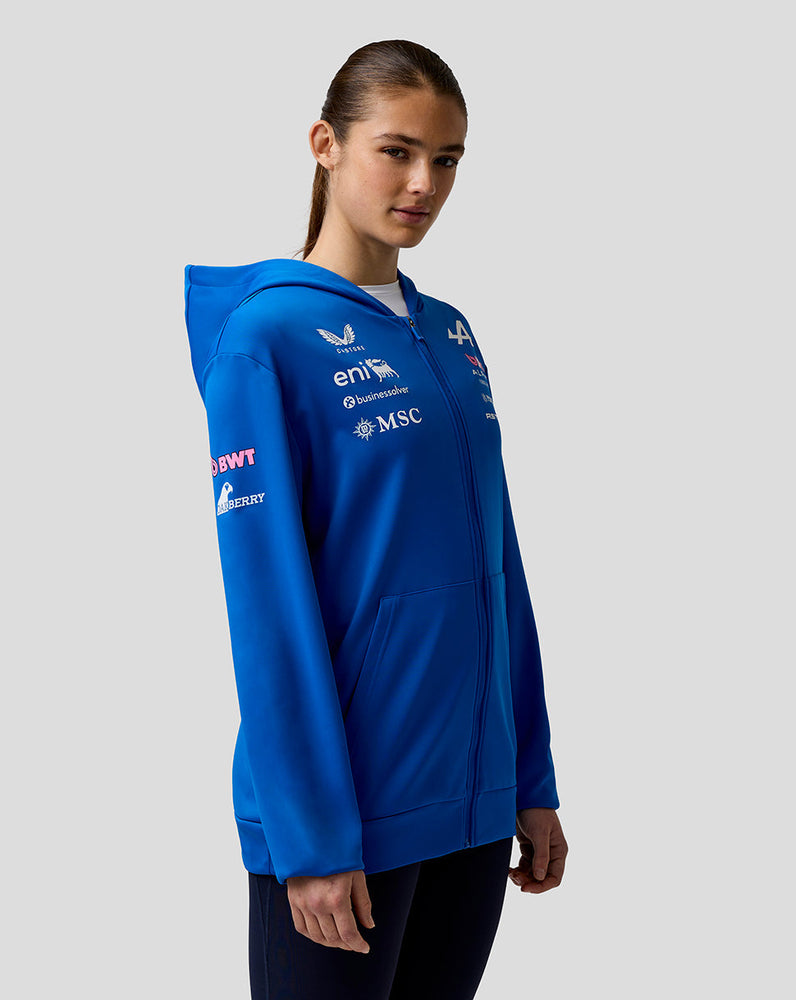 Officieel Unisex BWT Alpine Formula One Team Hoodie met Rits