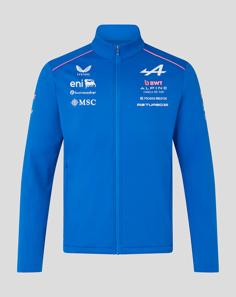 Officieel Unisex BWT Alpine Formula One Team Soft Shell Jas