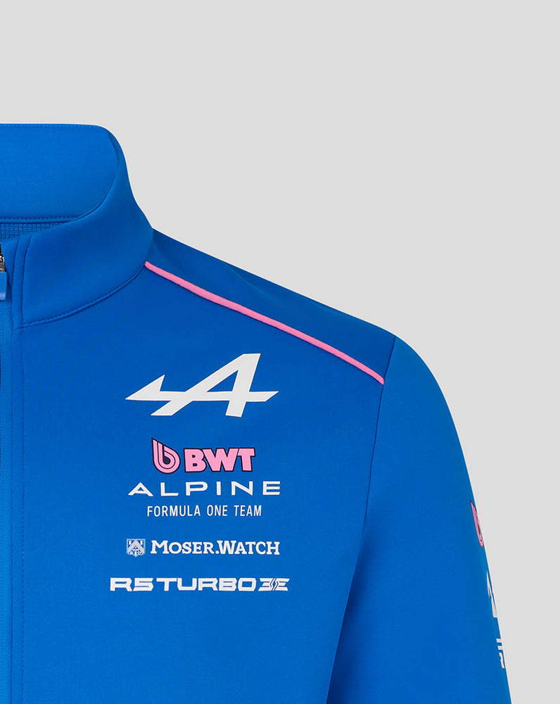 Officieel Unisex BWT Alpine Formula One Team Soft Shell Jas
