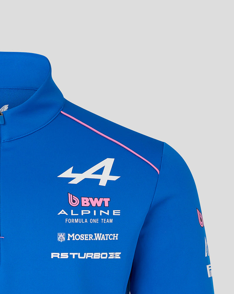 Officieel Unisex BWT Alpine Formula One Team Kwartrits Midlayer