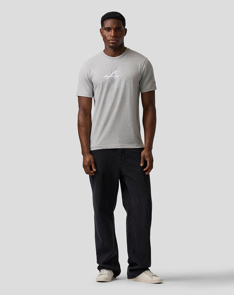 Unisex Regular Fit Graphic T-Shirt – Grey Marl