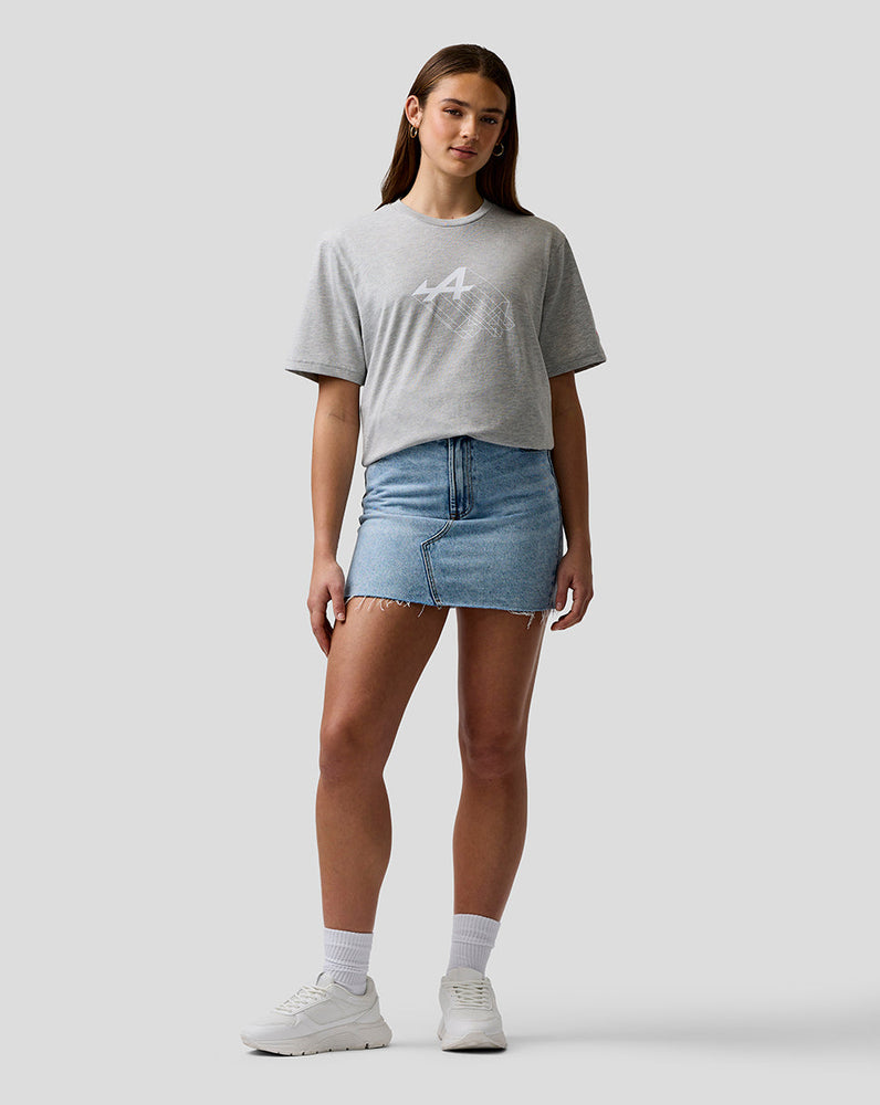 Unisex Regular Fit Graphic T-Shirt – Grey Marl