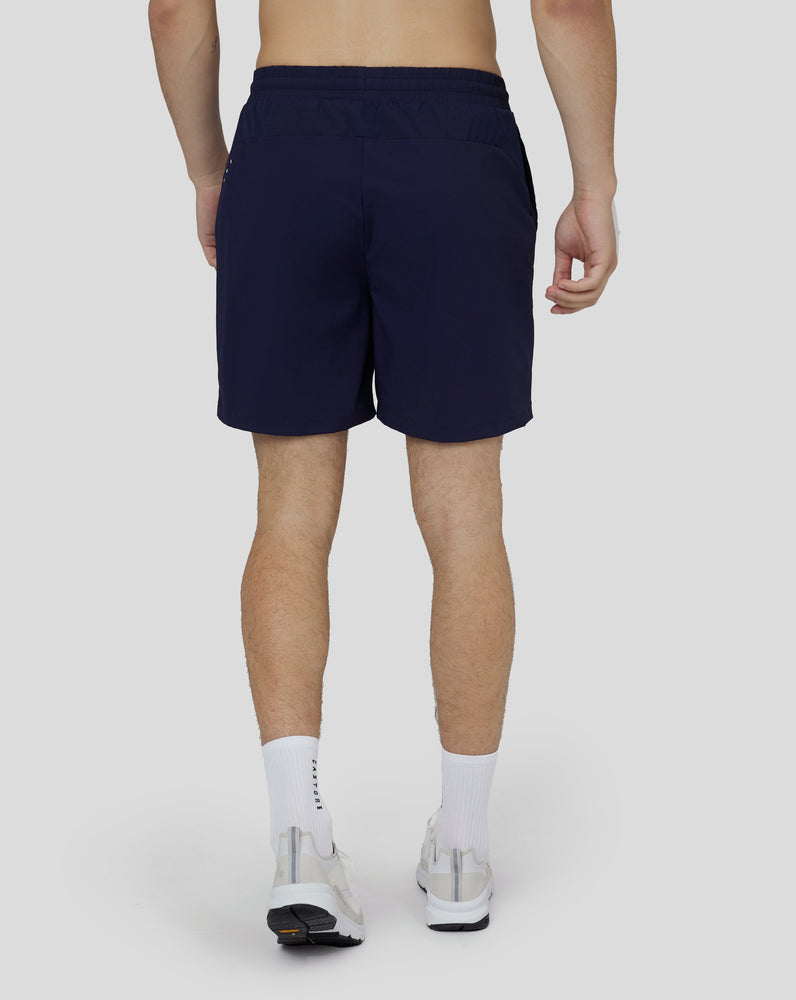 Heren Active ademende geweven shorts - Marineblauw