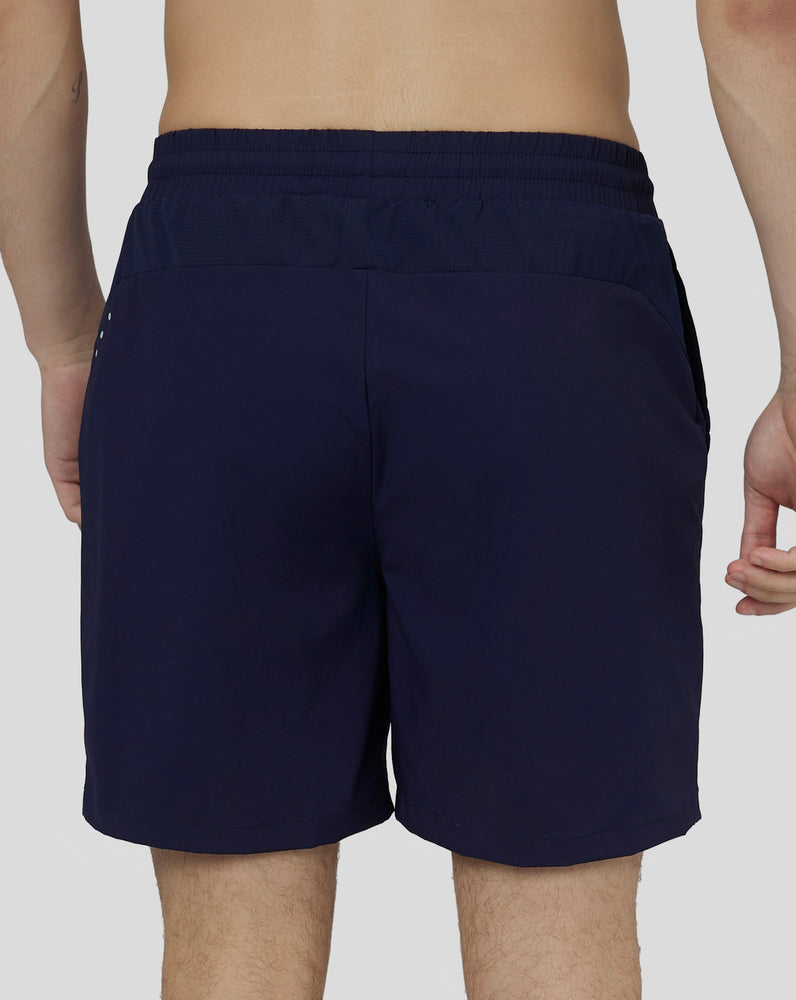 Heren Active ademende geweven shorts - Marineblauw