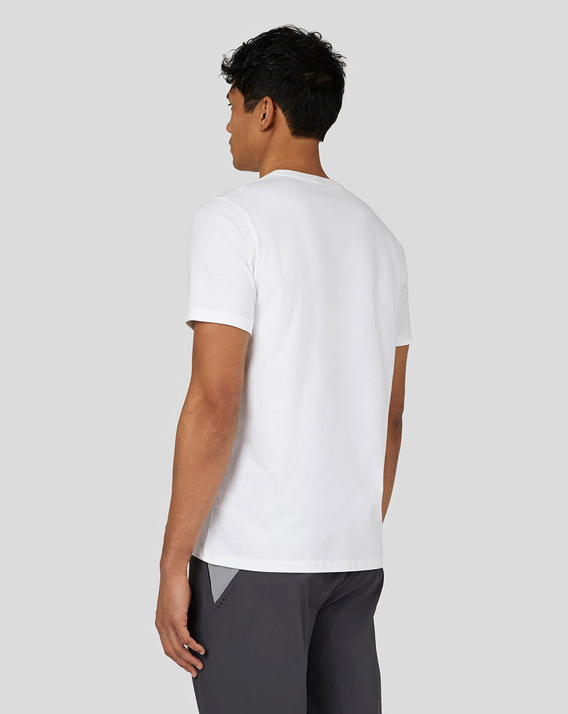 Heren Flex-T-shirt met korte mouwen - Wit