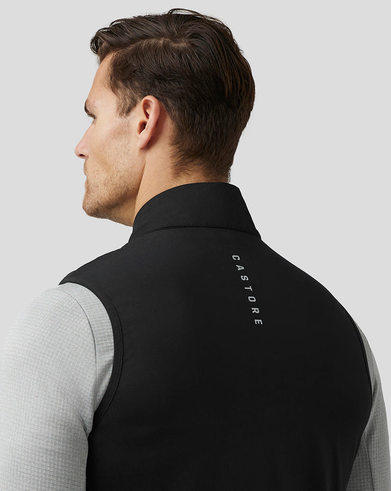 Heren Golf Lichtgewicht Hybride Vest - Zwart