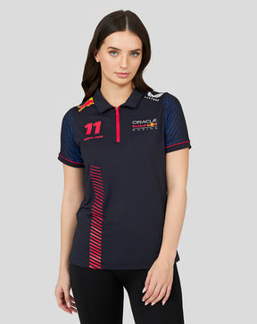 ORACLE RED BULL RACING DAMES SS POLO SHIRT BESTUURDER SERGIO ‘’CHECO’’ PÉREZ - DONKERBLAUW