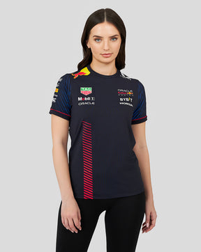 ORACLE RED BULL RACING DAMES SET UP T-SHIRT - DONKERBLAUW