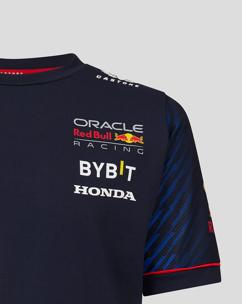 ORACLE RED BULL RACING JUNIOR SET UP T-SHIRT - DONKERBLAUW