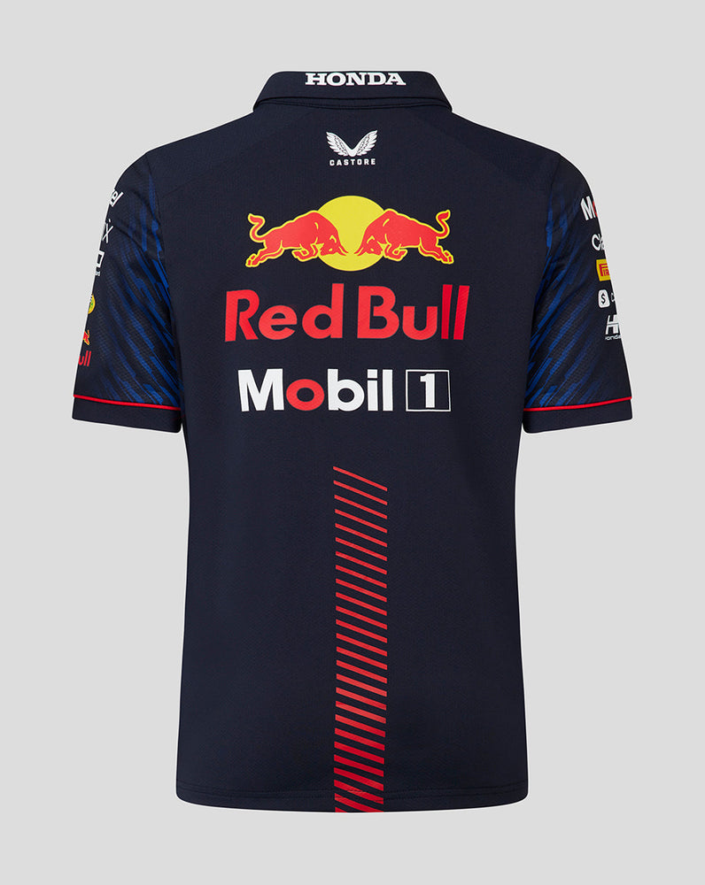 ORACLE RED BULL RACING JUNIOR SS POLO SHIRT - DONKERBLAUW