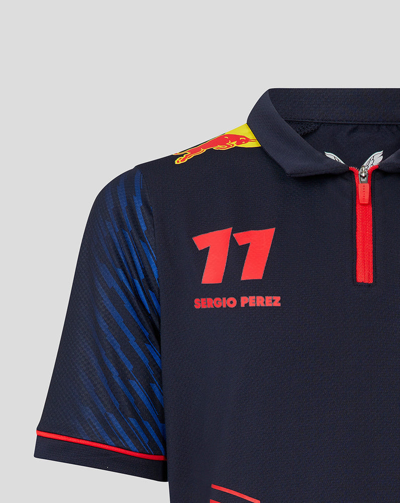 ORACLE RED BULL RACING JUNIOR SS POLO SHIRT BESTUURDER SERGIO ‘’CHECO’’ PÉREZ - DONKERBLAUW