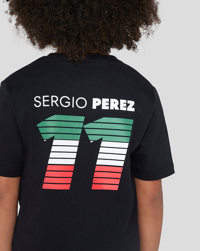 ORACLE RED BULL RACING JUNIOR BESTUURDER SERGIO ''CHECO'' PEREZ T-SHIRT - ZWART