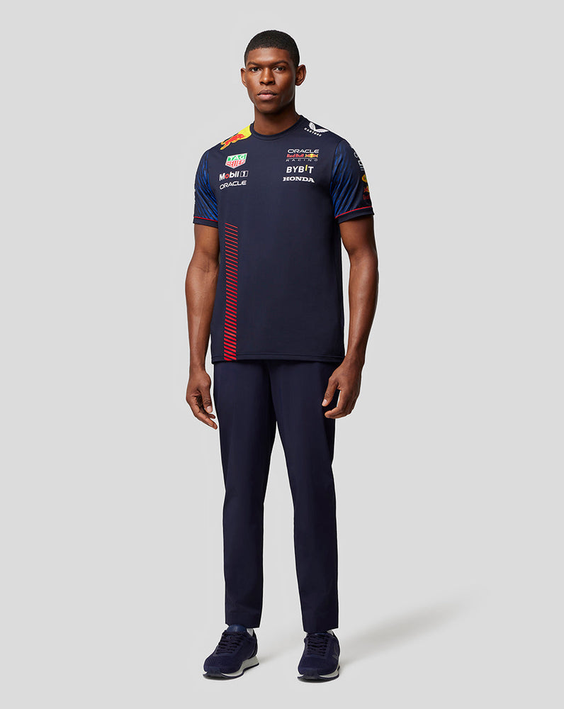 ORACLE RED BULL RACING HEREN SET UP T-SHIRT - DONKERBLAUW