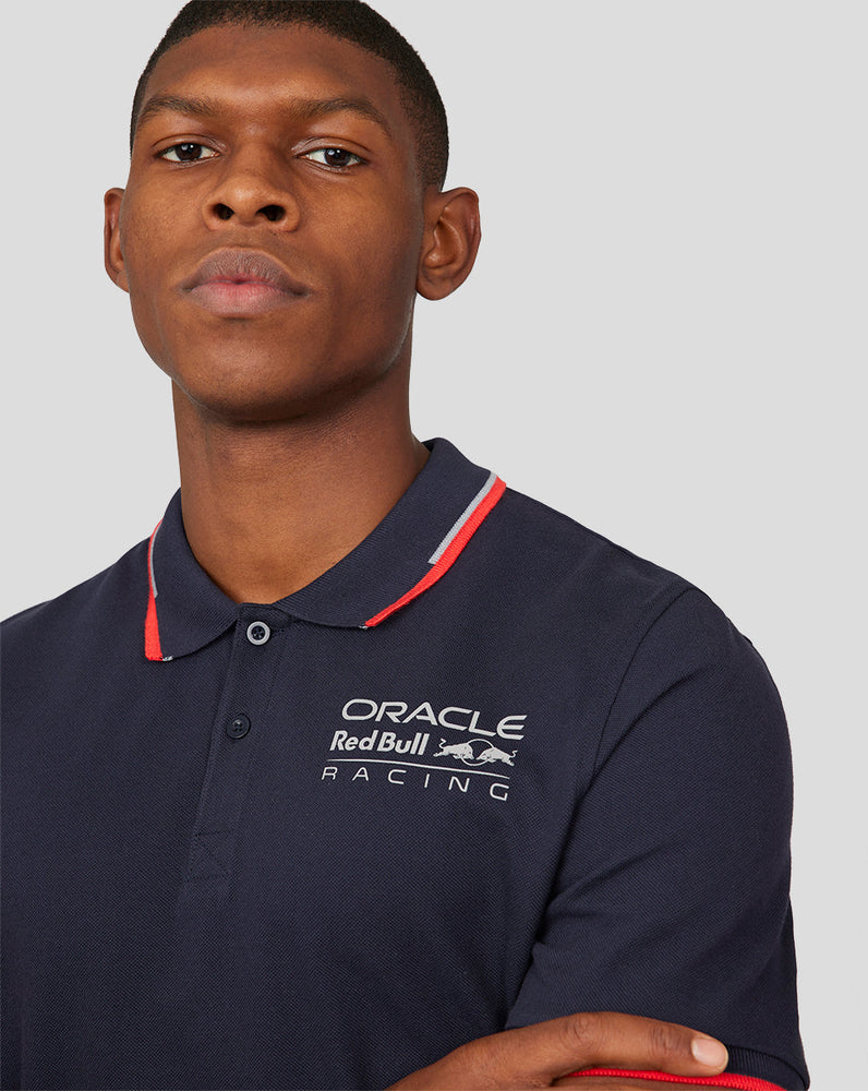 ORACLE RED BULL RACING UNISEKS POLO - DONKERBLAUW
